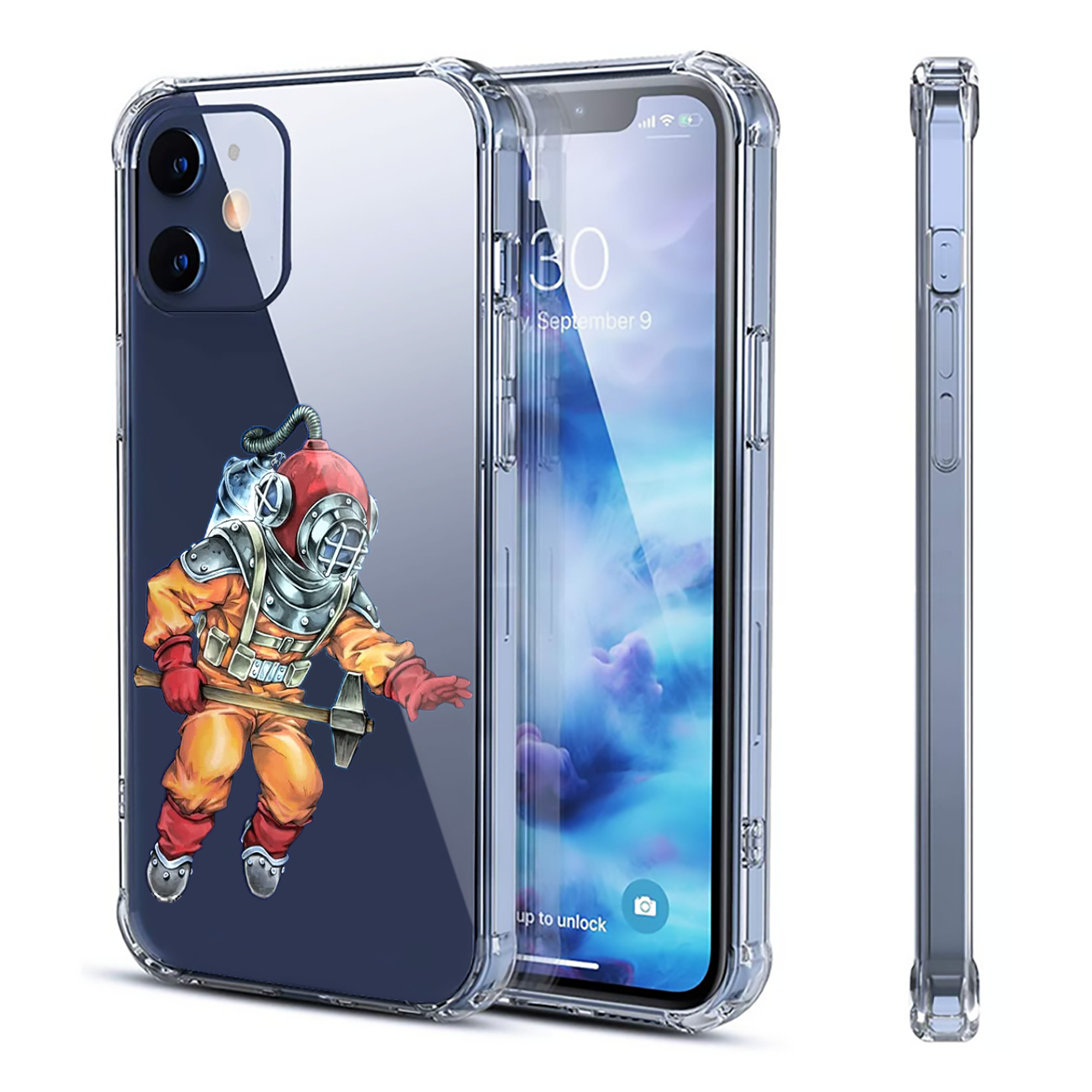 （画像用） 遊☆戯☆王 Yu-Gi-Oh! 【iPhone 12シリーズ対応】透明スマホケース（クリアソフトケース）